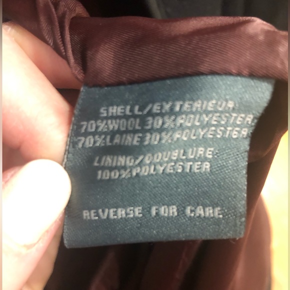 I. SPIEWAK & SONS Wool adjustable belted peacoat. In black. Size M. EUC! - Picture 14 of 16